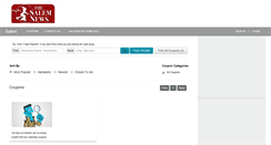 Desktop Screenshot of coupons.salemnews.com